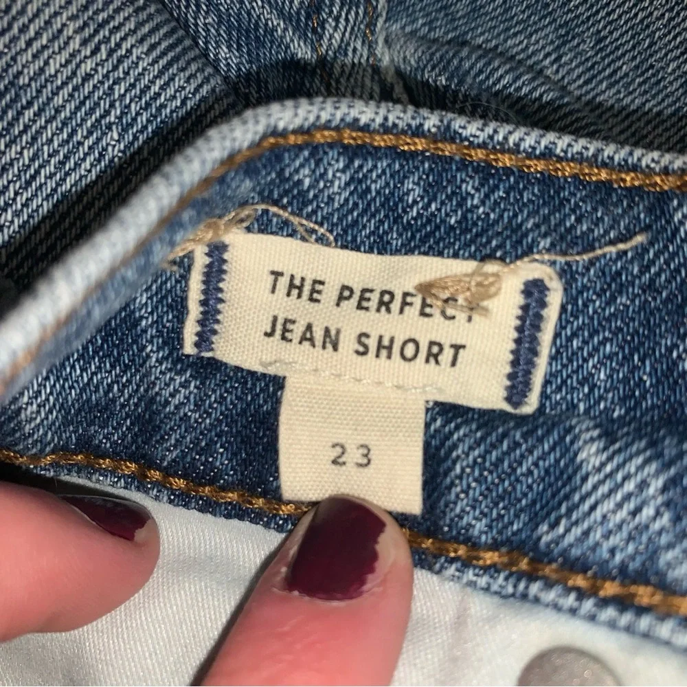 Madewell The Perfect Jean Short in Snyder Wash - Picture 10 of 11